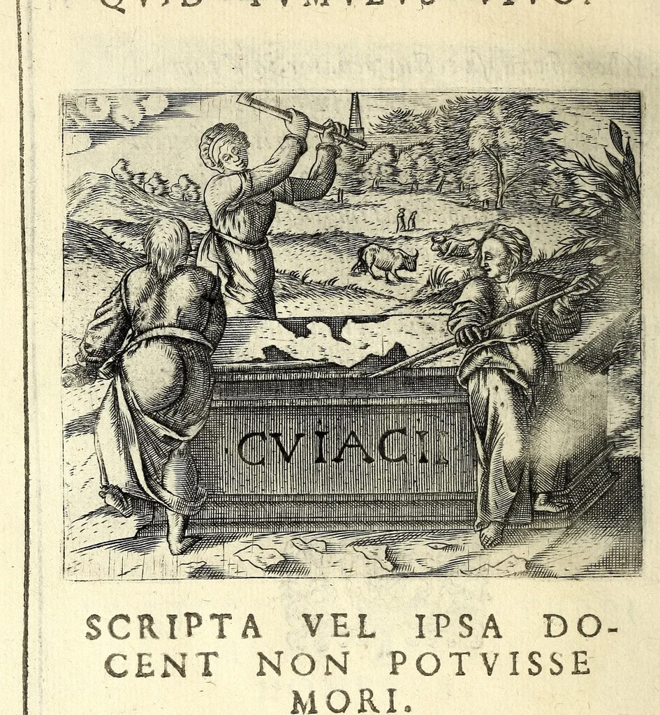 An illustration from Io. Mercerii I.C. Emblemata, 1592, leaf 114