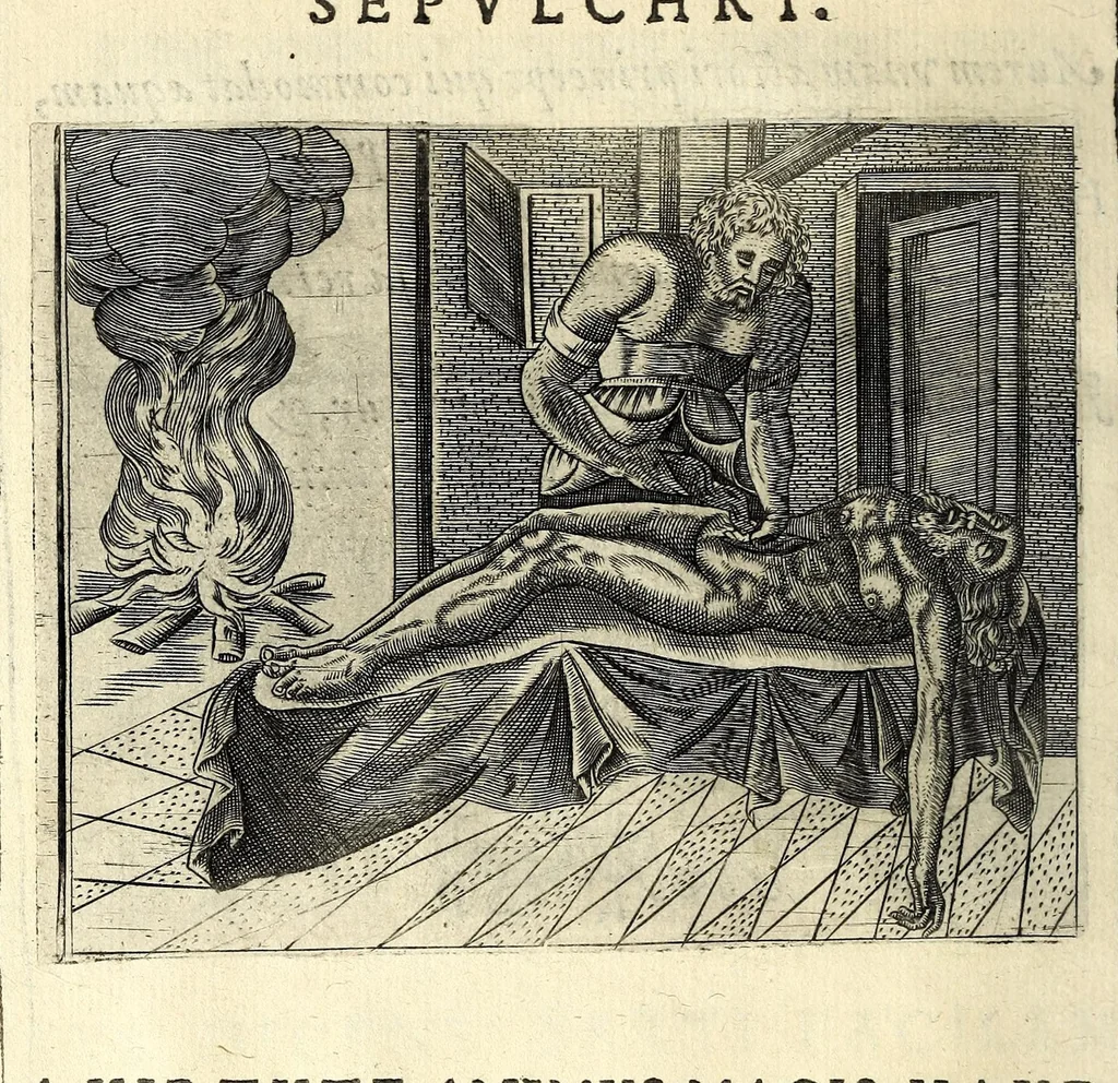 An illustration from Io. Mercerii I.C. Emblemata, 1592, leaf 40