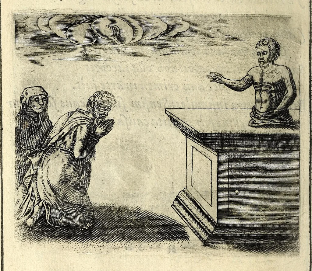 An illustration from Io. Mercerii I.C. Emblemata, 1592, leaf 60