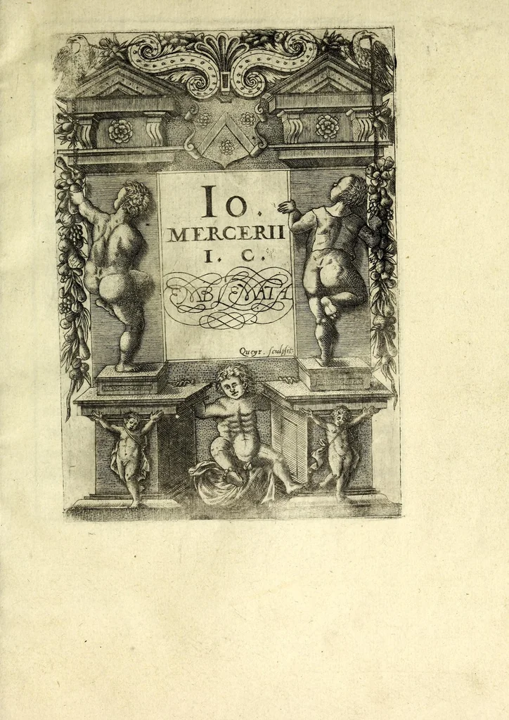 An illustration from Io. Mercerii I.C. Emblemata, 1592, leaf 7