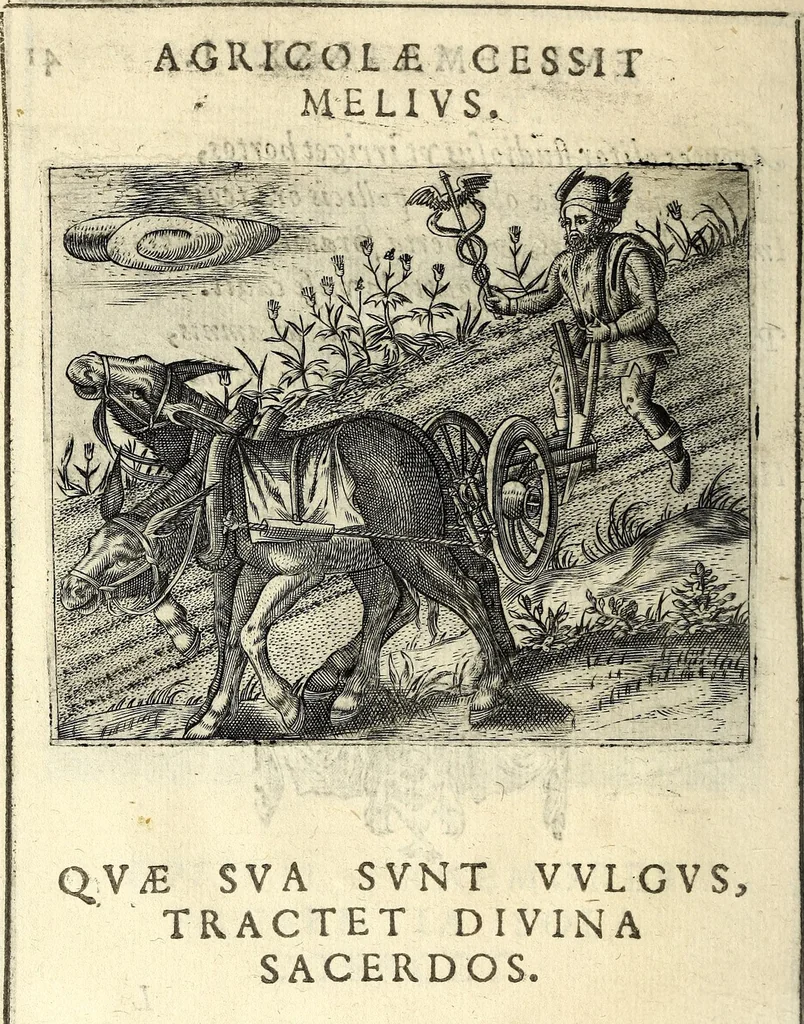 An illustration from Io. Mercerii I.C. Emblemata, 1592, leaf 88