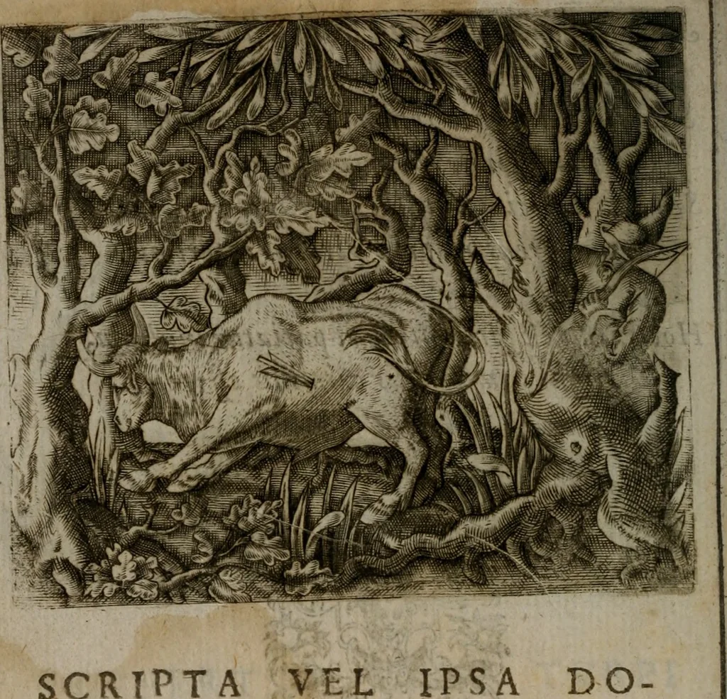 An illustration from Io. Mercerii I.C. Emblemata, 1592, leaf 113