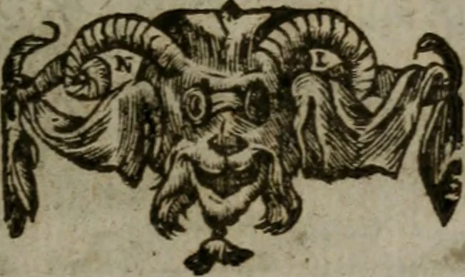 An illustration from Io. Mercerii I.C. Emblemata, 1592, leaf 22