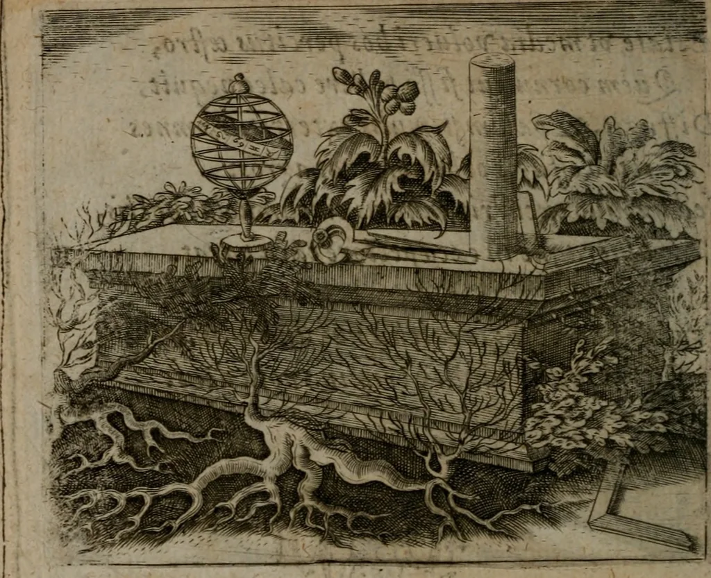An illustration from Io. Mercerii I.C. Emblemata, 1592, leaf 25
