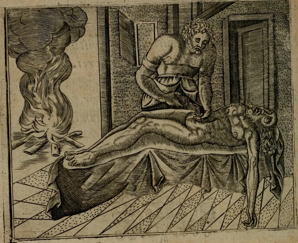 An illustration from Io. Mercerii I.C. Emblemata, 1592, leaf 39