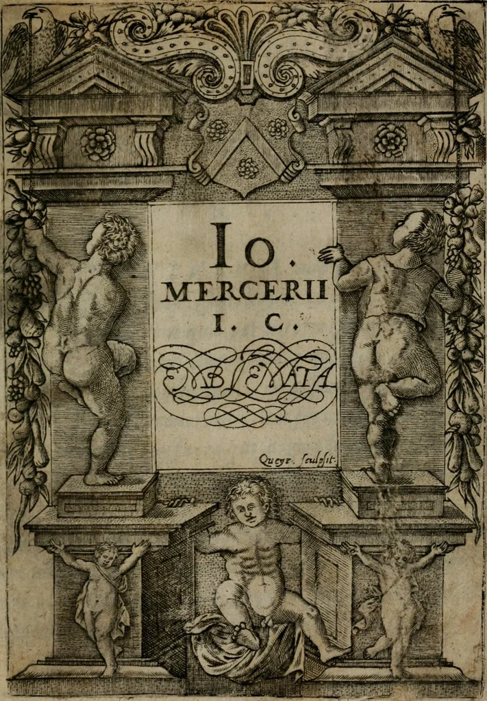 An illustration from Io. Mercerii I.C. Emblemata, 1592, leaf 6