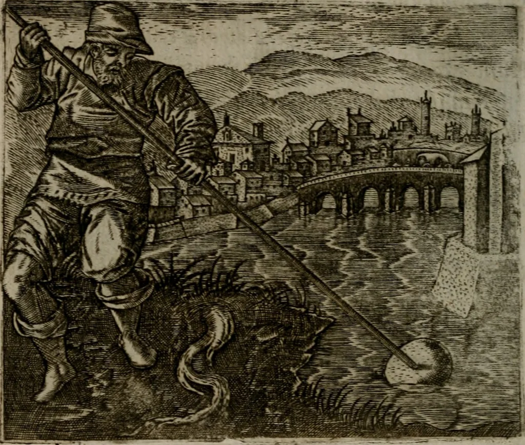 An illustration from Io. Mercerii I.C. Emblemata, 1592, leaf 75