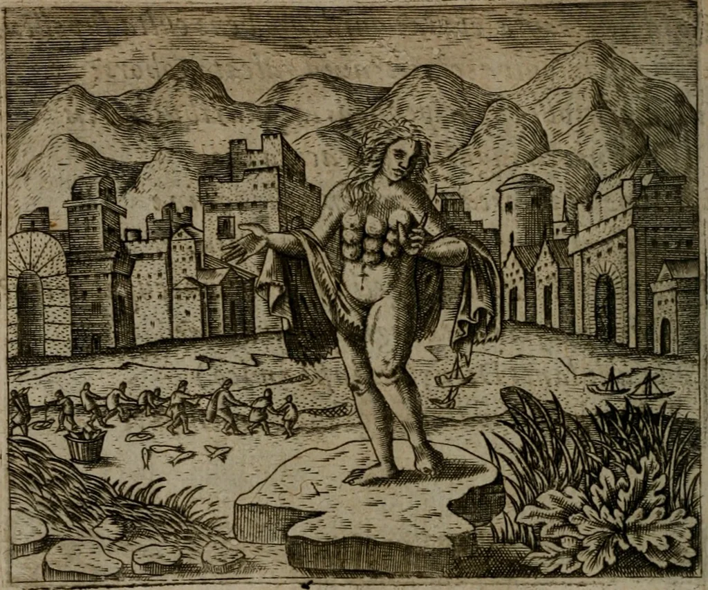 An illustration from Io. Mercerii I.C. Emblemata, 1592, leaf 81