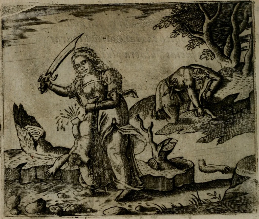 An illustration from Io. Mercerii I.C. Emblemata, 1592, leaf 95