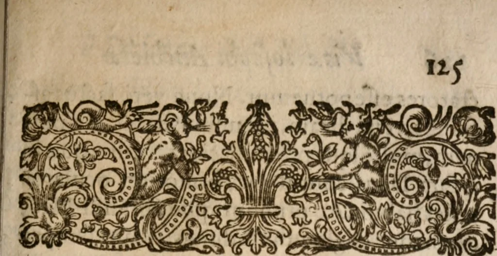 An illustration from Iosephi Anchietae Societatis Jesu sacerdotis in Brasilia defuncti vita. Ex I I S, que de eo petrus roterigius societatis Iesu Preafes prouincialis in Brasilia...prodit nunc primum, 1617, leaf 136