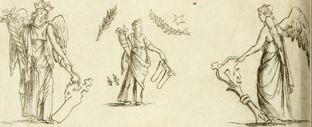 An illustration from Iosephi Mariae Suaresij episcopi vasionensis Praenestes antiquae libri duo, 1655, leaf 15