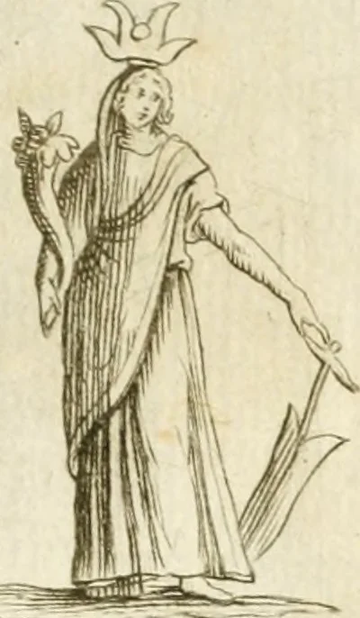 An illustration from Iosephi Mariae Suaresij episcopi vasionensis Praenestes antiquae libri duo, 1655, leaf 20