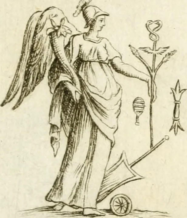 An illustration from Iosephi Mariae Suaresij episcopi vasionensis Praenestes antiquae libri duo, 1655, leaf 20