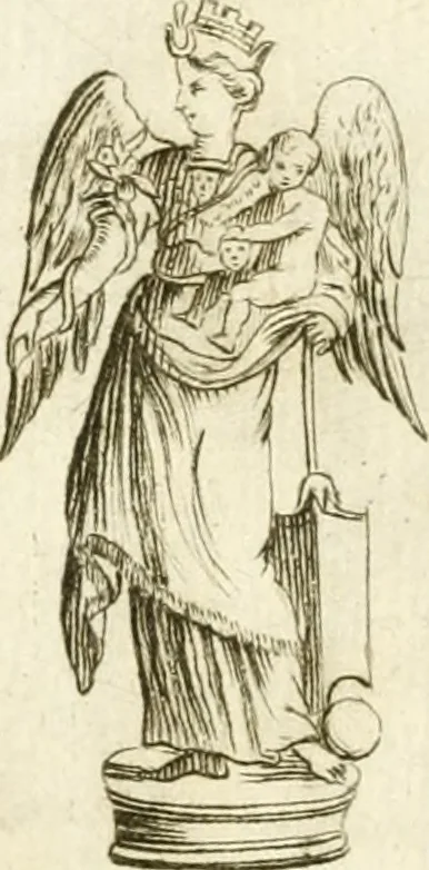 An illustration from Iosephi Mariae Suaresij episcopi vasionensis Praenestes antiquae libri duo, 1655, leaf 20