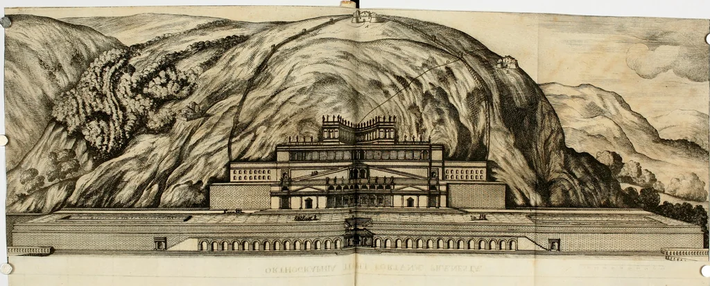 An illustration from Iosephi Mariae Suaresij episcopi vasionensis Praenestes antiquae libri duo, 1655, leaf 26