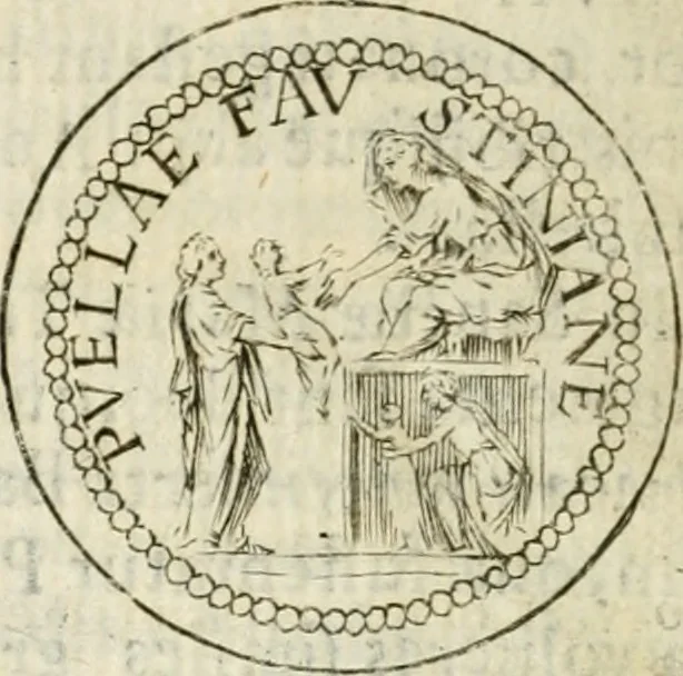 An illustration from Iosephi Mariae Suaresij episcopi vasionensis Praenestes antiquae libri duo, 1655, leaf 323