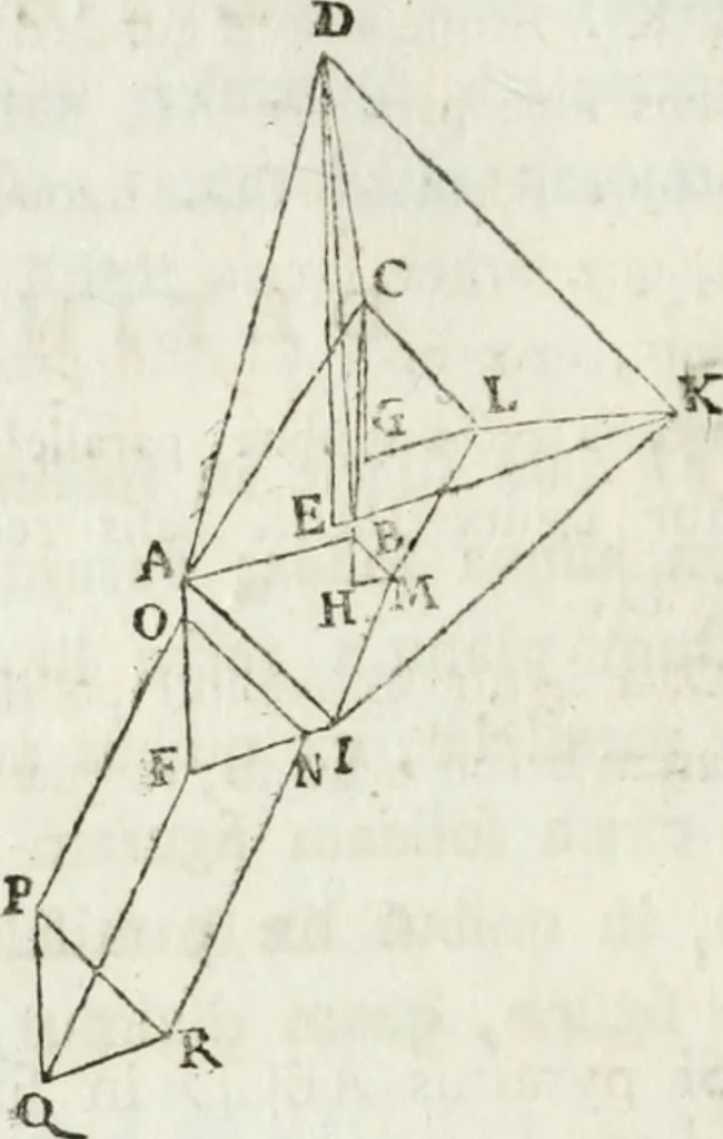 An illustration from Iosephi Torelli veronensis Elementorum prospectivae libri II : opus posthumum, 1788, leaf 107