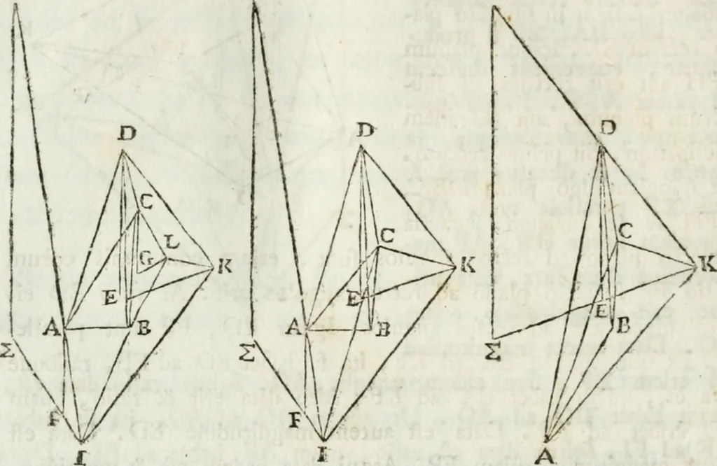 An illustration from Iosephi Torelli veronensis Elementorum prospectivae libri II : opus posthumum, 1788, leaf 111