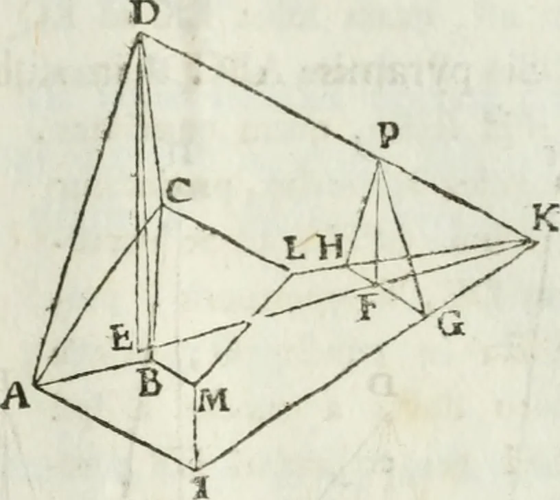 An illustration from Iosephi Torelli veronensis Elementorum prospectivae libri II : opus posthumum, 1788, leaf 112
