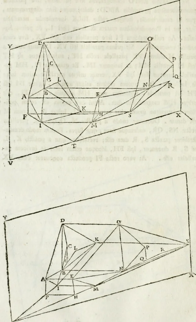 An illustration from Iosephi Torelli veronensis Elementorum prospectivae libri II : opus posthumum, 1788, leaf 117