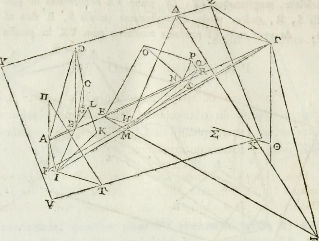 An illustration from Iosephi Torelli veronensis Elementorum prospectivae libri II : opus posthumum, 1788, leaf 127