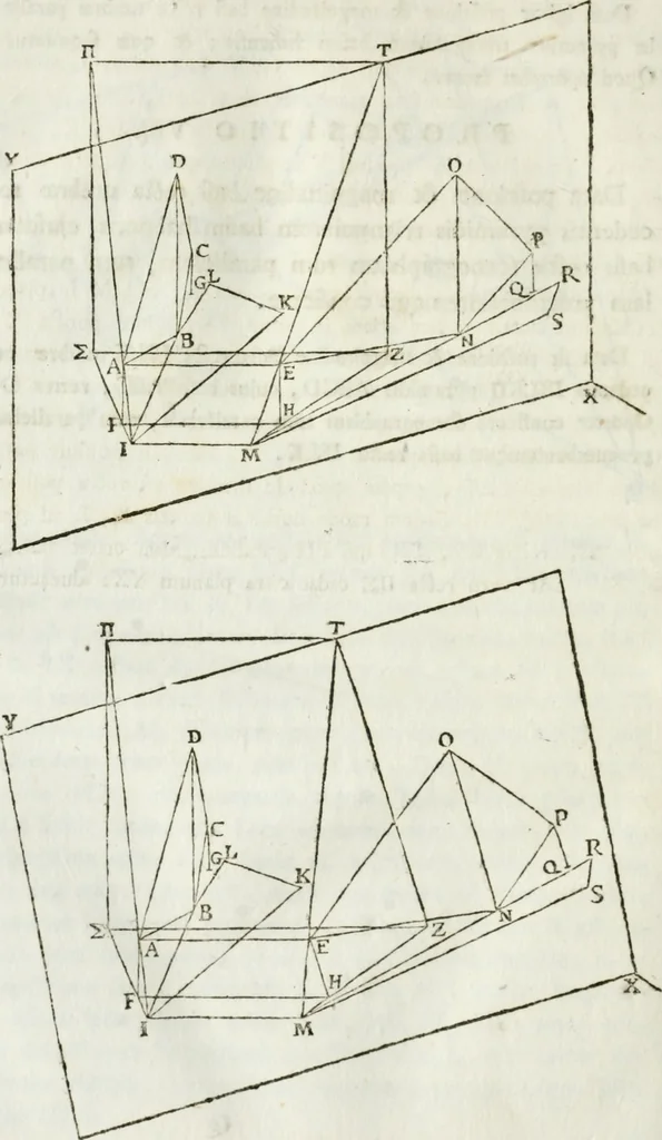 An illustration from Iosephi Torelli veronensis Elementorum prospectivae libri II : opus posthumum, 1788, leaf 129