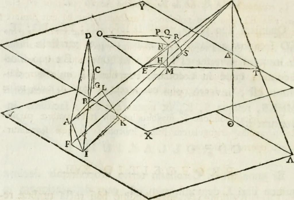 An illustration from Iosephi Torelli veronensis Elementorum prospectivae libri II : opus posthumum, 1788, leaf 149