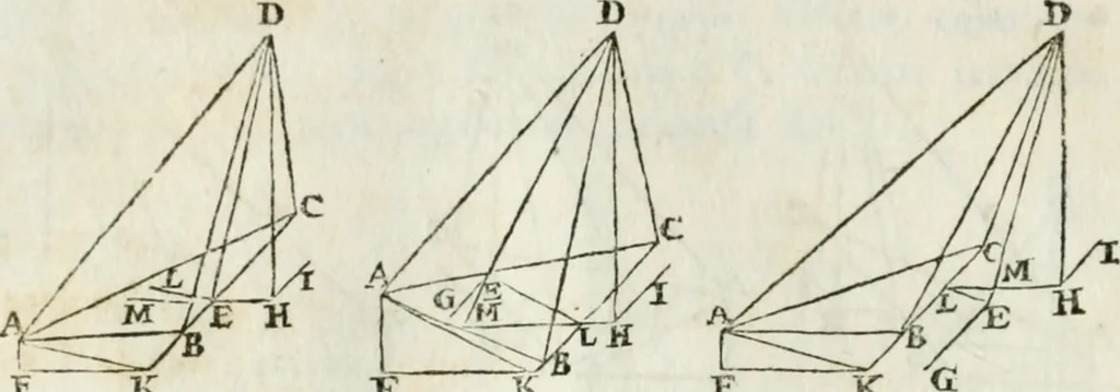 An illustration from Iosephi Torelli veronensis Elementorum prospectivae libri II : opus posthumum, 1788, leaf 15
