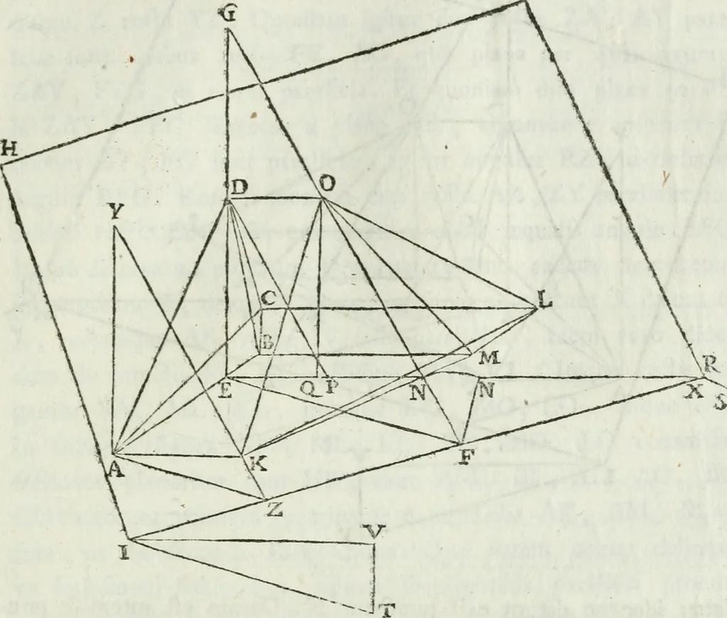 An illustration from Iosephi Torelli veronensis Elementorum prospectivae libri II : opus posthumum, 1788, leaf 34