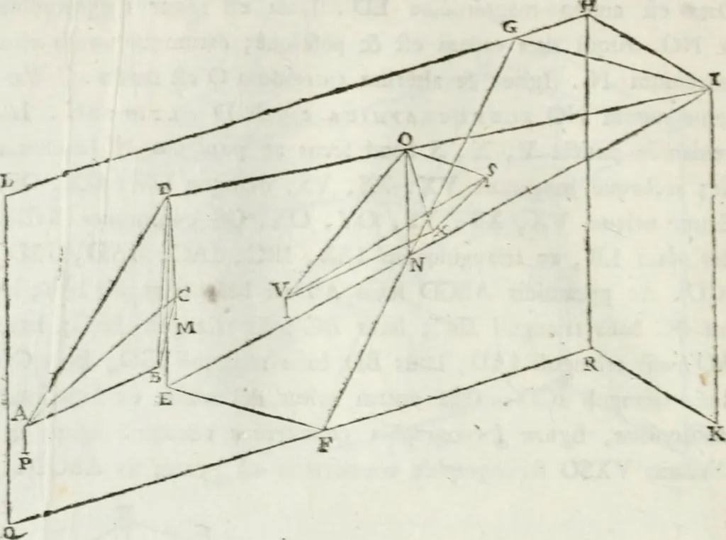 An illustration from Iosephi Torelli veronensis Elementorum prospectivae libri II : opus posthumum, 1788, leaf 41