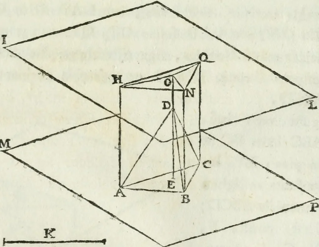 An illustration from Iosephi Torelli veronensis Elementorum prospectivae libri II : opus posthumum, 1788, leaf 56