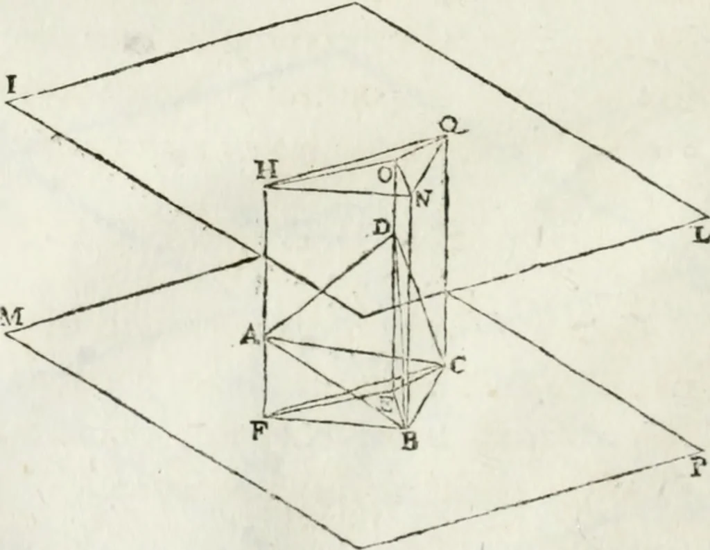 An illustration from Iosephi Torelli veronensis Elementorum prospectivae libri II : opus posthumum, 1788, leaf 59