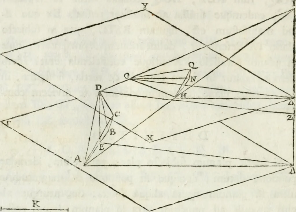 An illustration from Iosephi Torelli veronensis Elementorum prospectivae libri II : opus posthumum, 1788, leaf 65