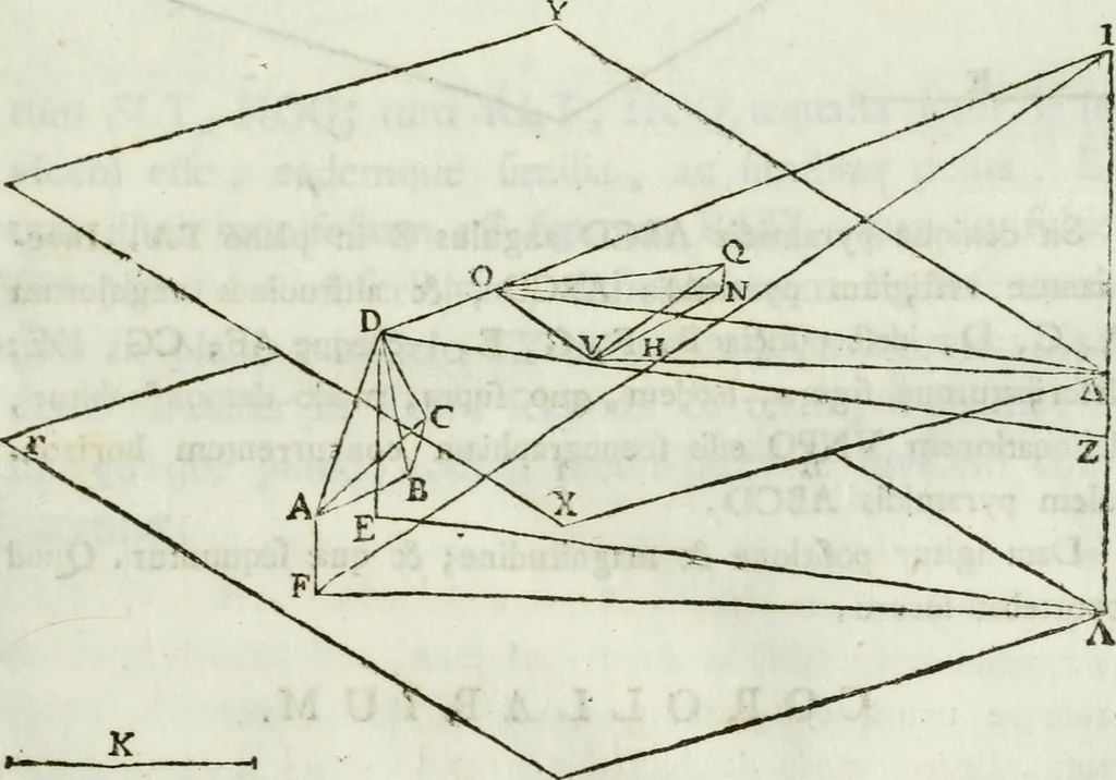 An illustration from Iosephi Torelli veronensis Elementorum prospectivae libri II : opus posthumum, 1788, leaf 66