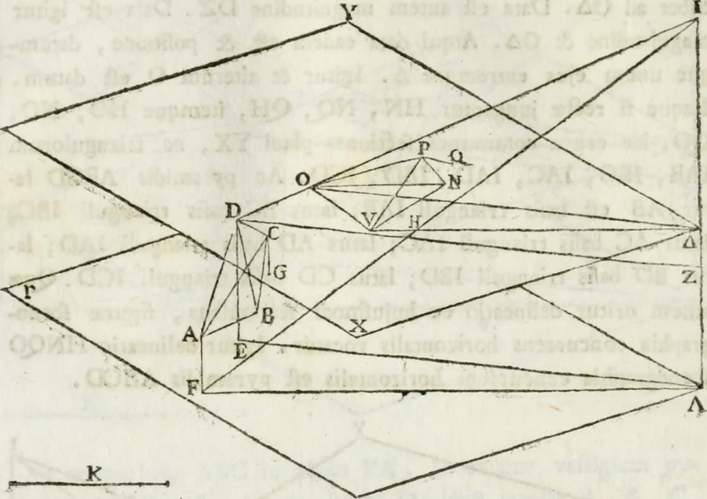 An illustration from Iosephi Torelli veronensis Elementorum prospectivae libri II : opus posthumum, 1788, leaf 67