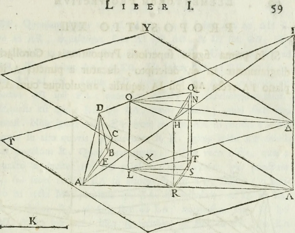 An illustration from Iosephi Torelli veronensis Elementorum prospectivae libri II : opus posthumum, 1788, leaf 68