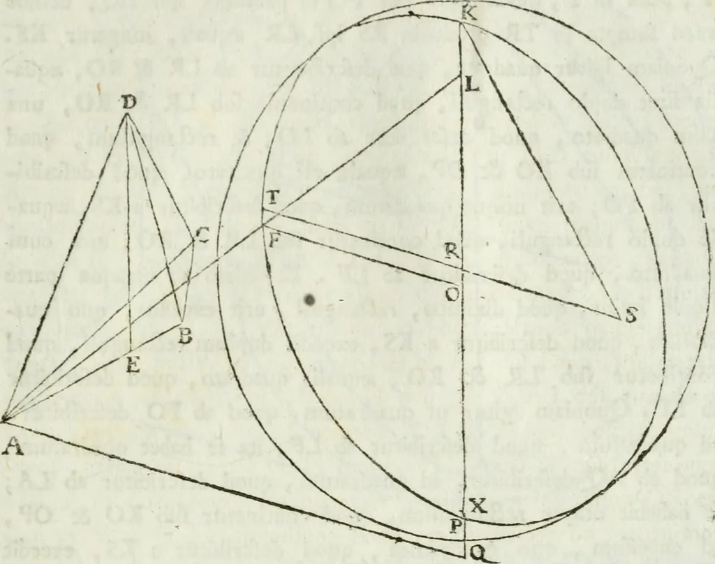 An illustration from Iosephi Torelli veronensis Elementorum prospectivae libri II : opus posthumum, 1788, leaf 90