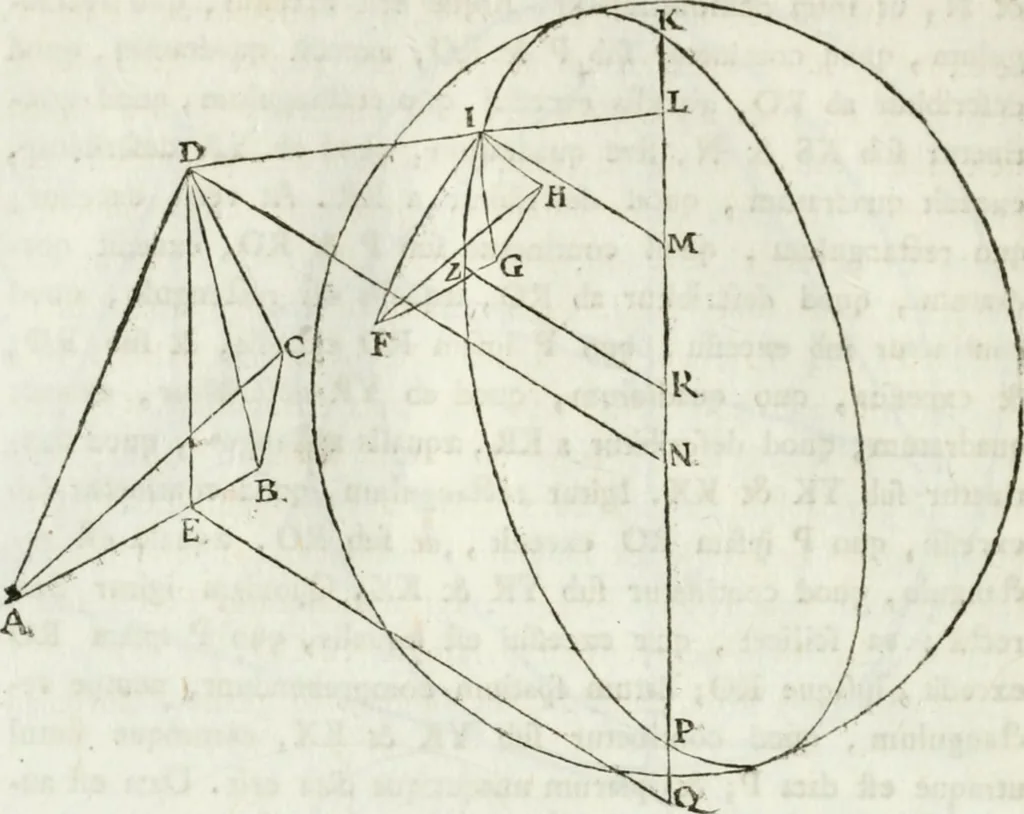 An illustration from Iosephi Torelli veronensis Elementorum prospectivae libri II : opus posthumum, 1788, leaf 95