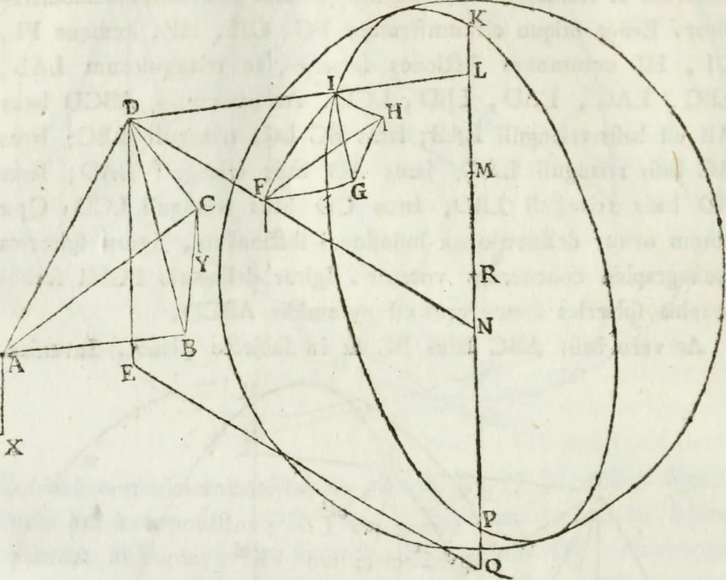 An illustration from Iosephi Torelli veronensis Elementorum prospectivae libri II : opus posthumum, 1788, leaf 97