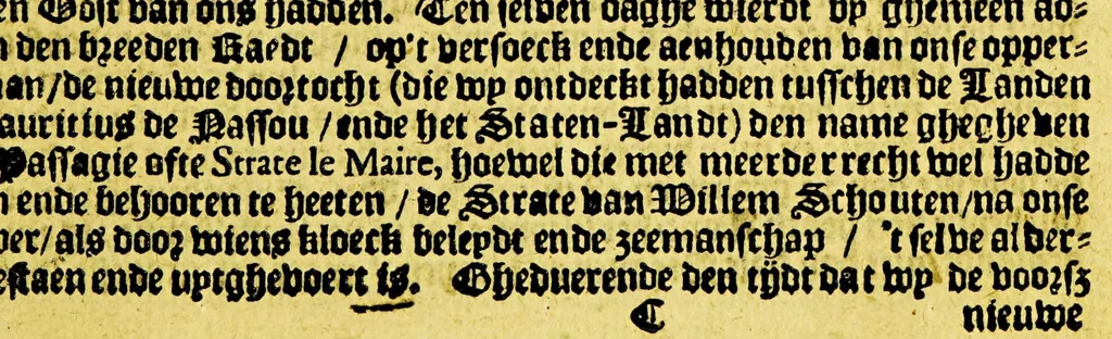 An illustration from Iovrnael ofte beschryvinge vande wonderlijcke reyse, 1637, leaf 25