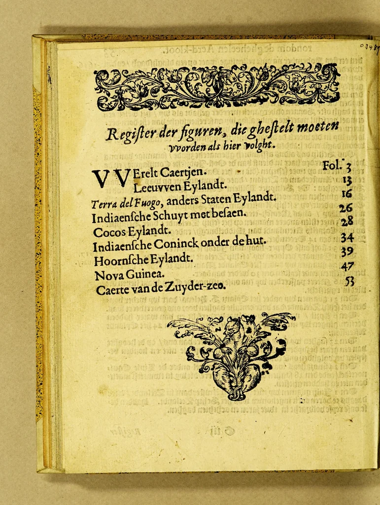 An illustration from Iovrnael ofte beschryvinge vande wonderlijcke reyse, 1637, leaf 74