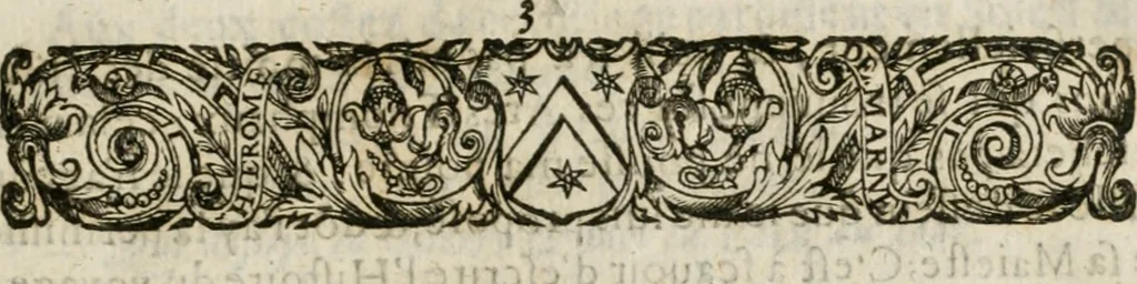 An illustration from Iovrnavx historiques: contenans tout ce qui s'est passé de plus remarquable dans le voyage du roy, & de Son Eminence, depuis leur depart de Paris, le 25. iuin de l'an 1659 : pour le traitté du mariage de sa majesté, & de la paix generale, jusqu'à leur retour : auec une exacte recherche de ce qui s'est fait dans le conferences des deux ministres, & dans le mariage du roy auec l'infante d'Espagne à Fontarabie, & à S. Iean de Lus : et leur entrée dans toutes les villes de leur passage, & leur triomphe dans leur bonne ville de Paris / par le Sieur F.C, 1660, leaf 174