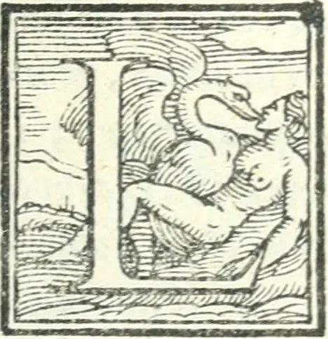 An illustration from I piacevoli et ingeniosi discorsi in piv lettere compresi, e ne la lingua antica uolgari dechiariti. Nei qvali si contengono varii cherebizzi, e fantastiche fantasi philosophiche in varie materie, pur sempre à le uertù accostate, 1557, leaf 46