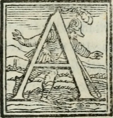 An illustration from I piacevoli et ingeniosi discorsi in piv lettere compresi, e ne la lingua antica uolgari dechiariti. Nei qvali si contengono varii cherebizzi, e fantastiche fantasi philosophiche in varie materie, pur sempre à le uertù accostate, 1557, leaf 53