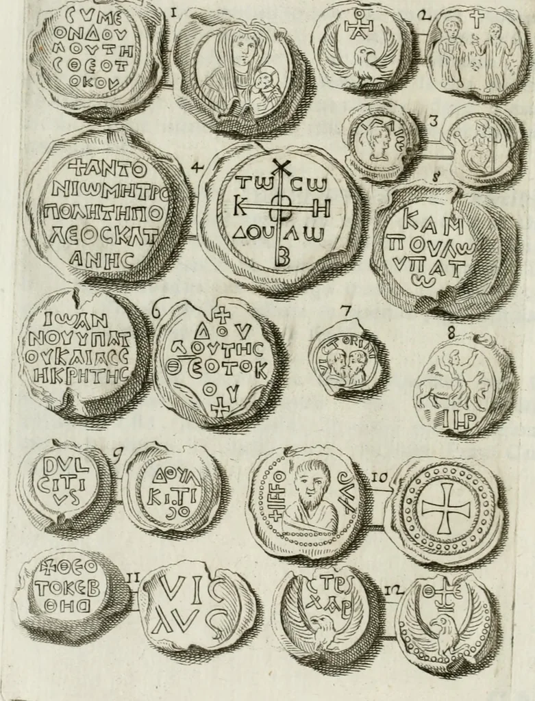 An illustration from I piombi antichi, 1740, leaf 103