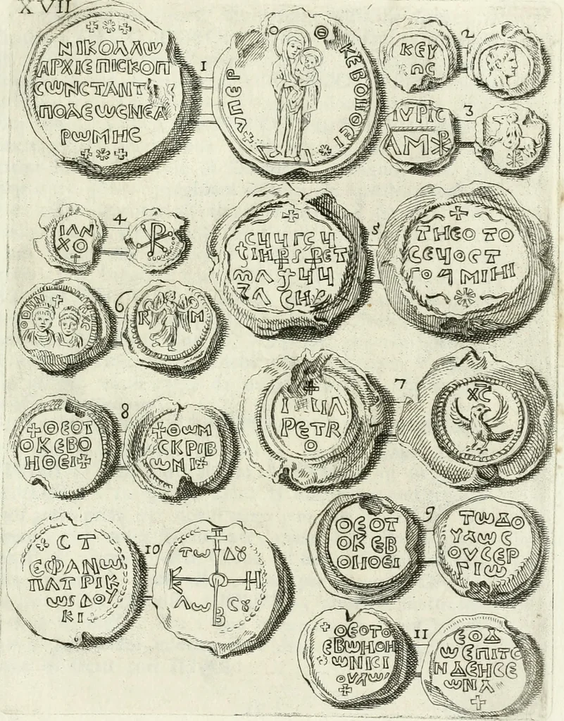 An illustration from I piombi antichi, 1740, leaf 108