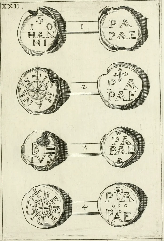 An illustration from I piombi antichi, 1740, leaf 132