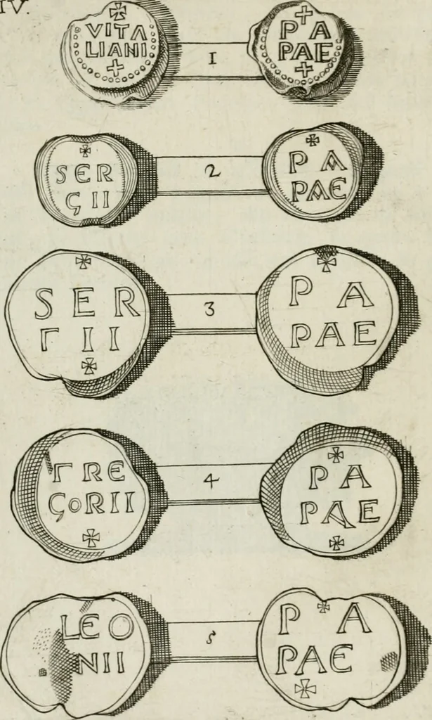 An illustration from I piombi antichi, 1740, leaf 139