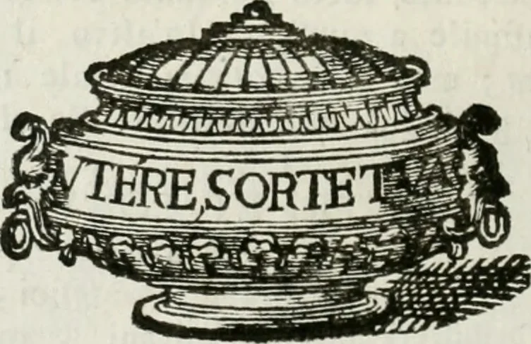 An illustration from I piombi antichi, 1740, leaf 145