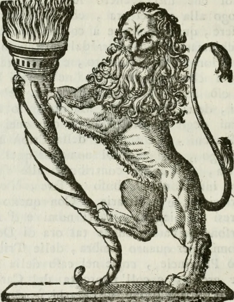 An illustration from I piombi antichi, 1740, leaf 157